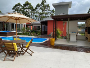 Casa com Piscina e SPA em Condominio a Beira da Lagoa de Ibiraquera, Imbituba